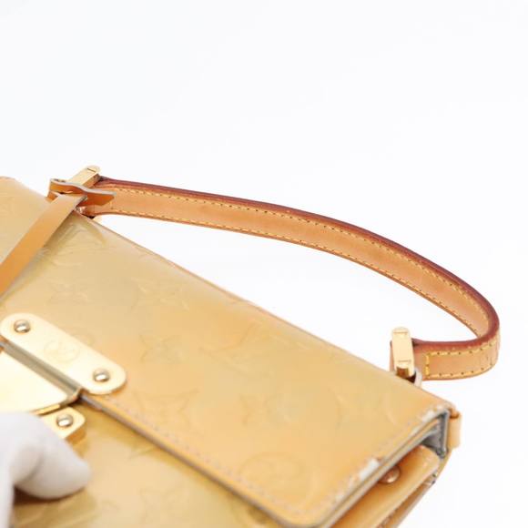 LOUIS VUITTON Monogram Vernis Spring Street Hand Bag Gris M91029 LV Auth ki4961 - Picture 8 of 16